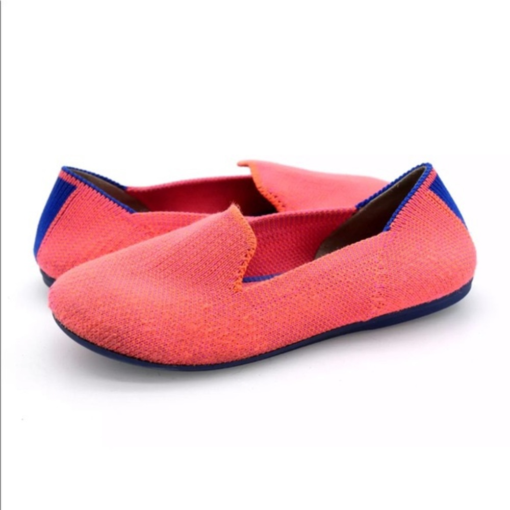 Rothys coral washable flat loafer